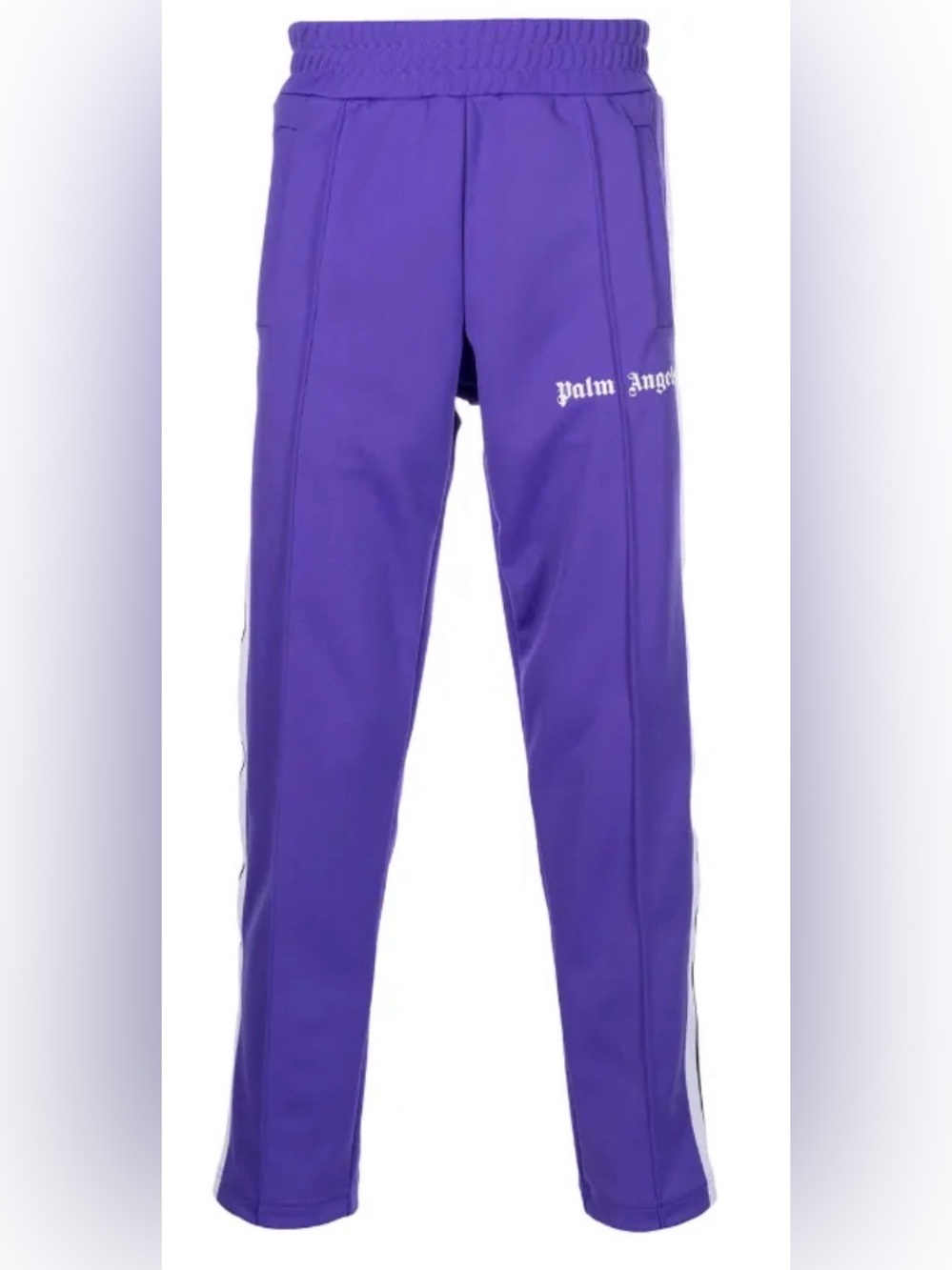Palm Angels Purple Classic Track Pants with Side Stripe